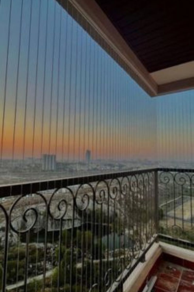 Balcony Invisible Grill — Anna Nagar
